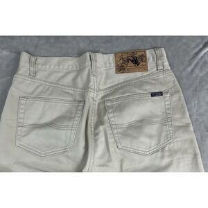 Facconable Denim cream/ light beige/off white denim pants 32 x 33
